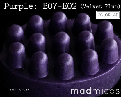 Velvet Plum Mica in MP Soap