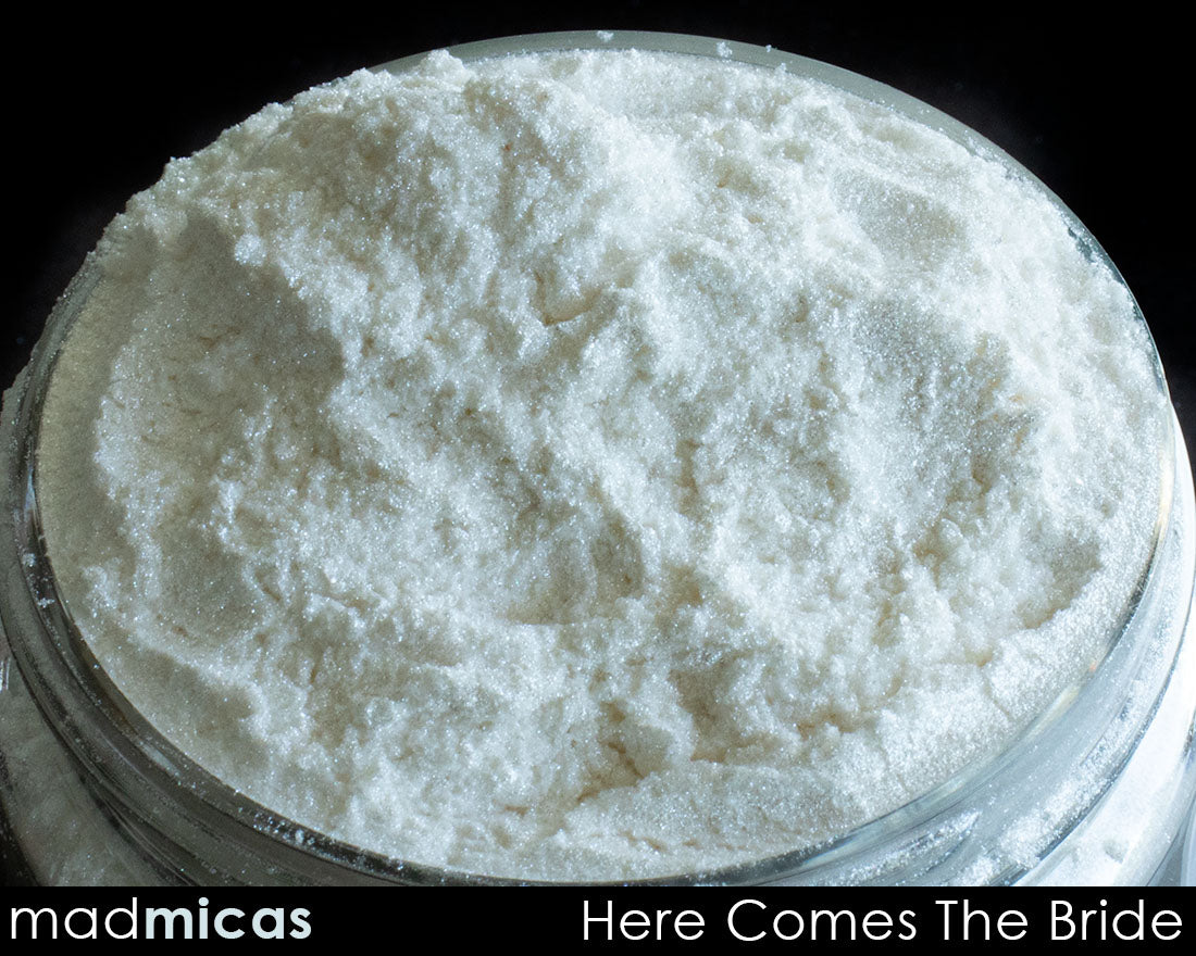 Here Comes The Bride Premium White Mica