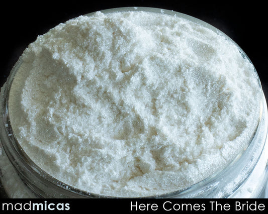 Here Comes The Bride Premium White Mica