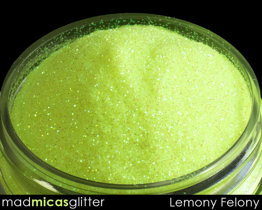 Lemony Felony Yellow Glitter