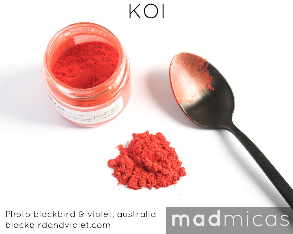 Koi orange mica