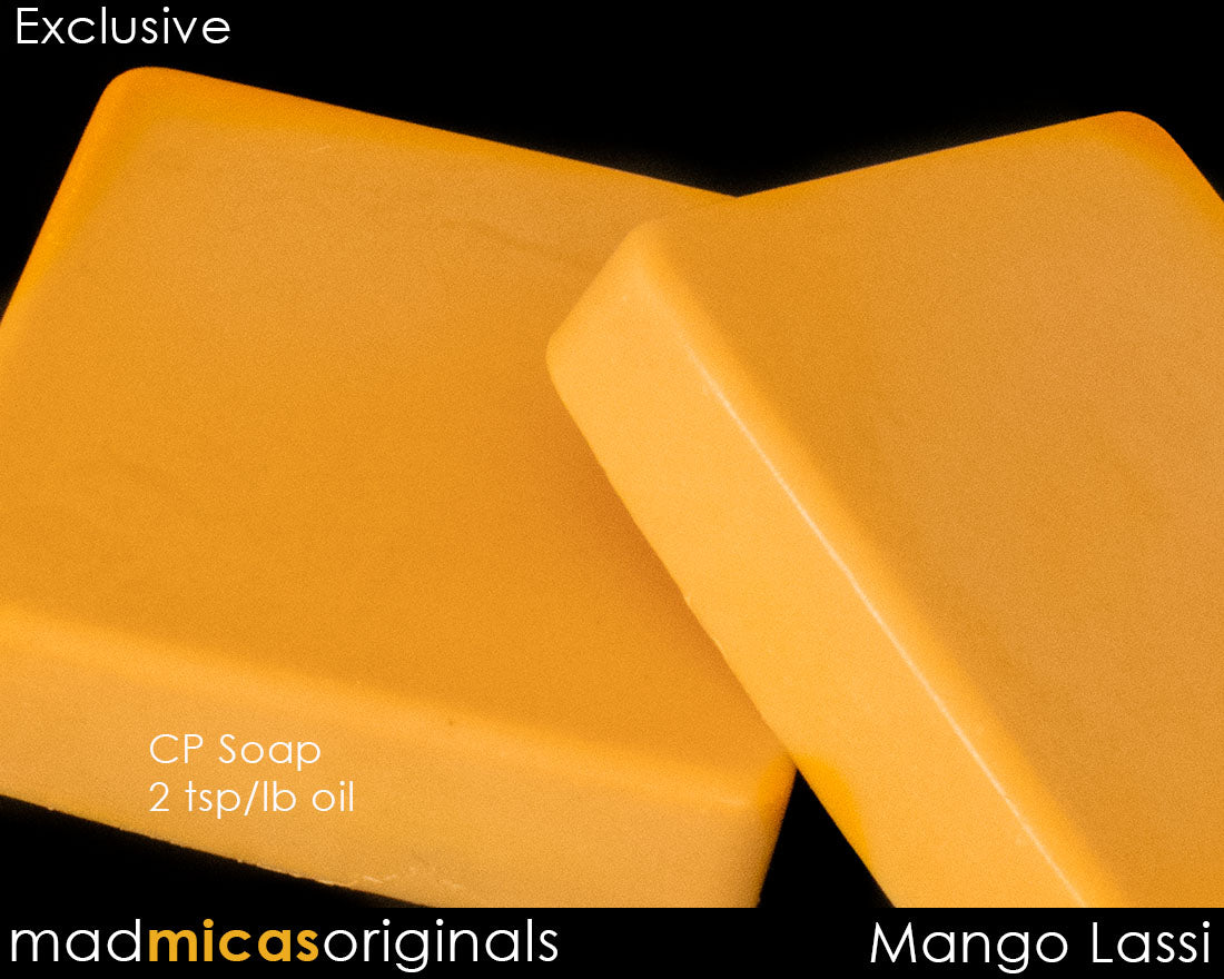 Mango Lassi Mica in CP Soap