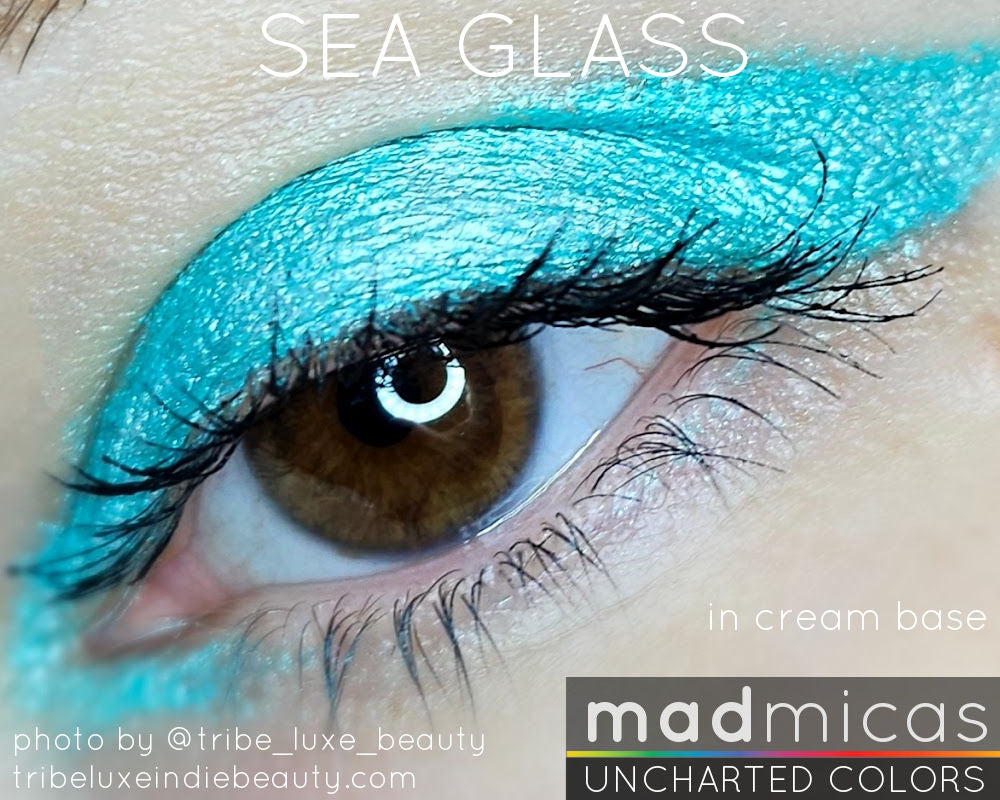 Sea Glass Premium Mica in Cream Base