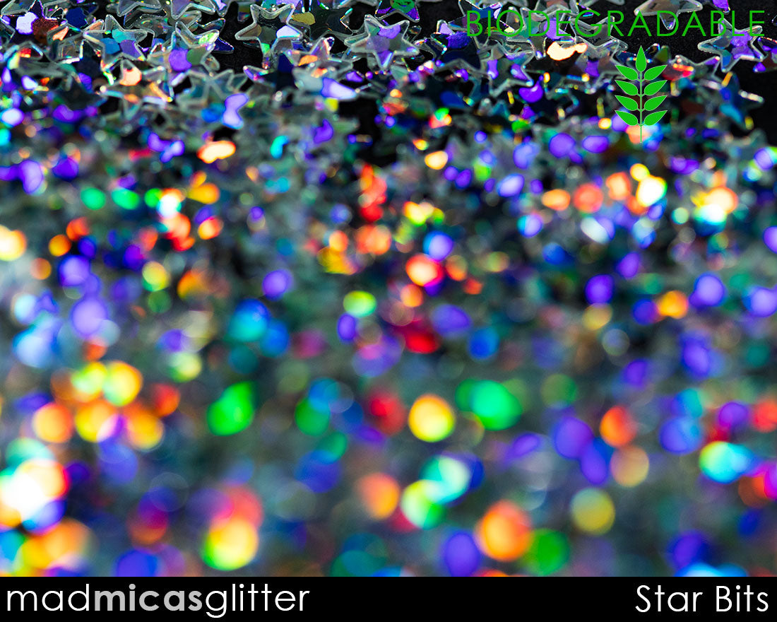 Star Bits Biodegradable Holo Glitter Blur