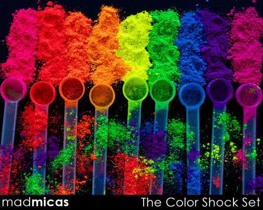 The Color Shock Premium Neon Pigment Set