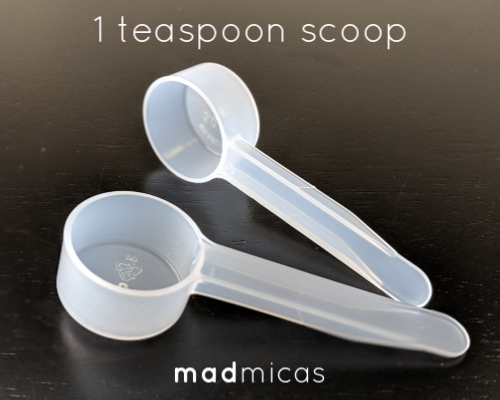 1 Teaspoon Measuring Scoops – Mad Micas