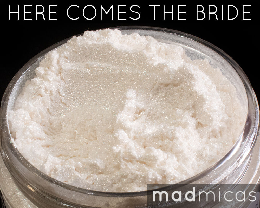 Here Comes The Bride Premium White Mica – Mad Micas