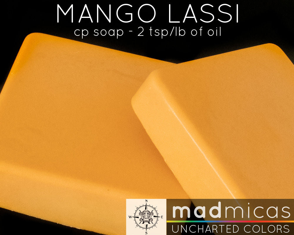 Mad Micas Mango Lassi Mica in CP Soap