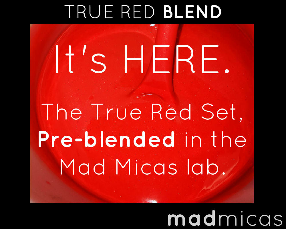 True Red Set Blended in Lab