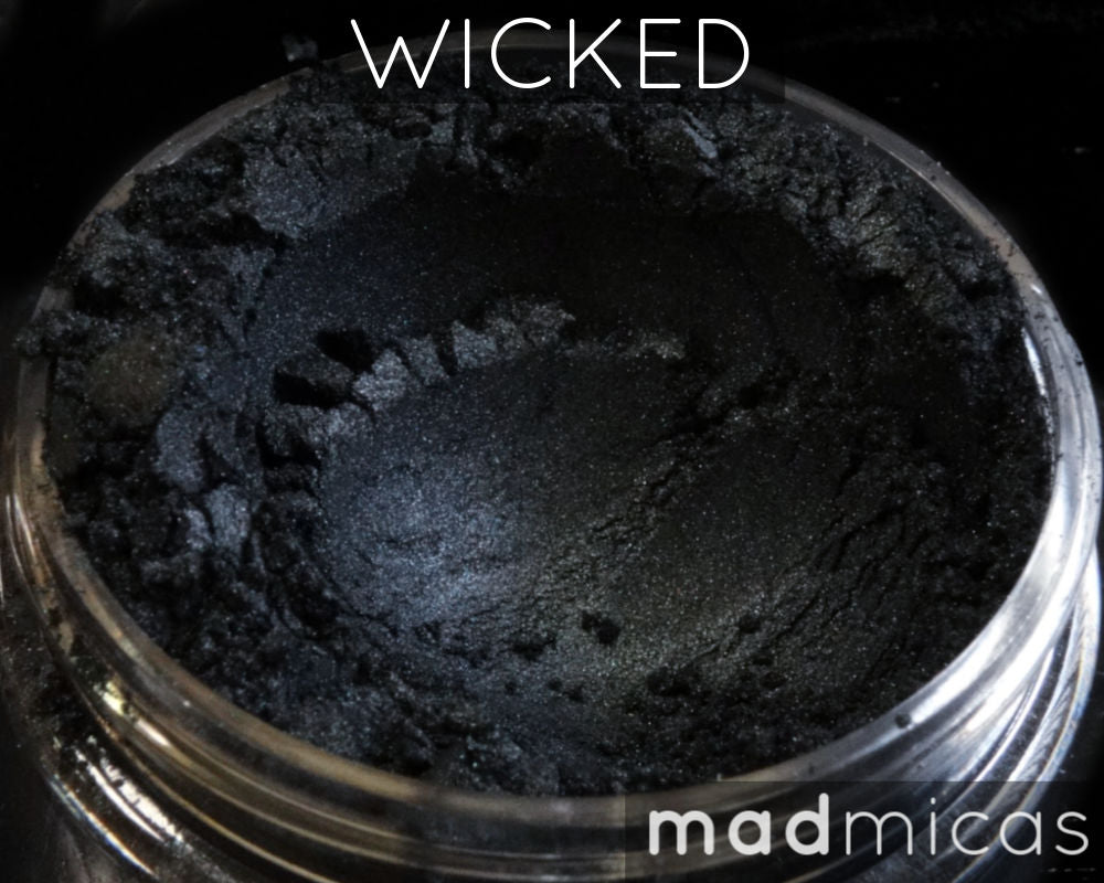 Wicked Black-Silver Premium Mica – Mad Micas