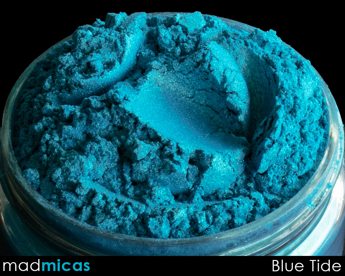Blue Tide Premium Blue Mica in a Jar