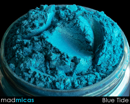 Blue Tide Premium Blue Mica in a Jar