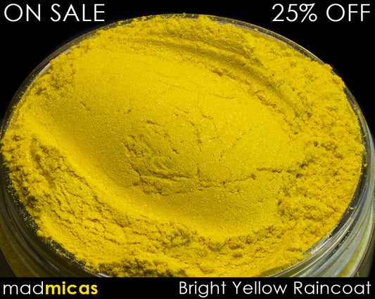 Bright Yellow Raincoat Premium Yellow Mica On Sale