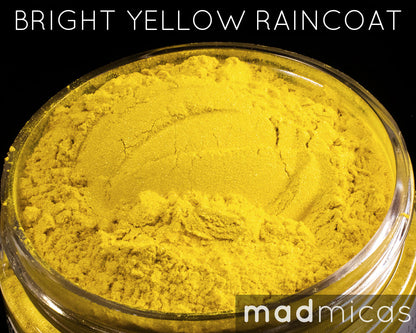 Bright Yellow Raincoat Premium Yellow Mica