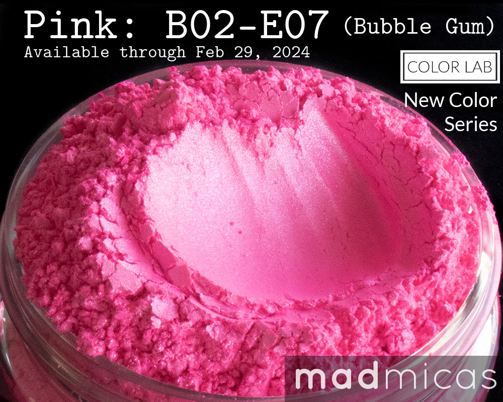 Color Lab Pink: B02-E07 (Bubble Gum) – Mad Micas