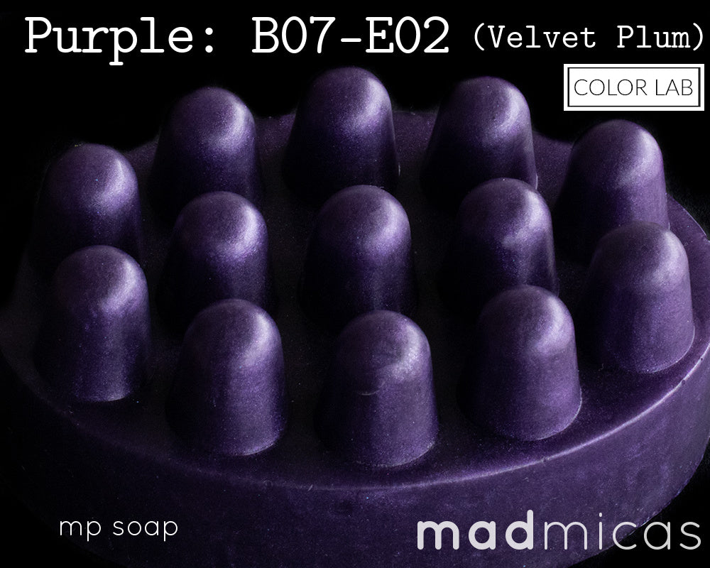 Velvet Plum Mica in MP Soap