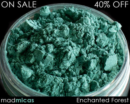 Enchanted Forest Green Mica 40% off