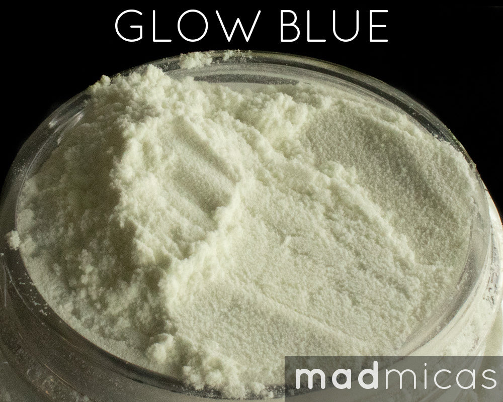 Glow Blue Pigment in Jar