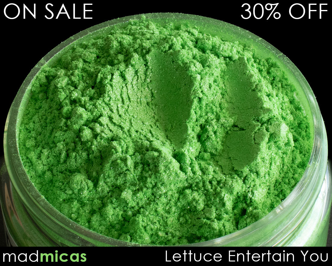 Lettuce Entertain You Green Mica 30% off