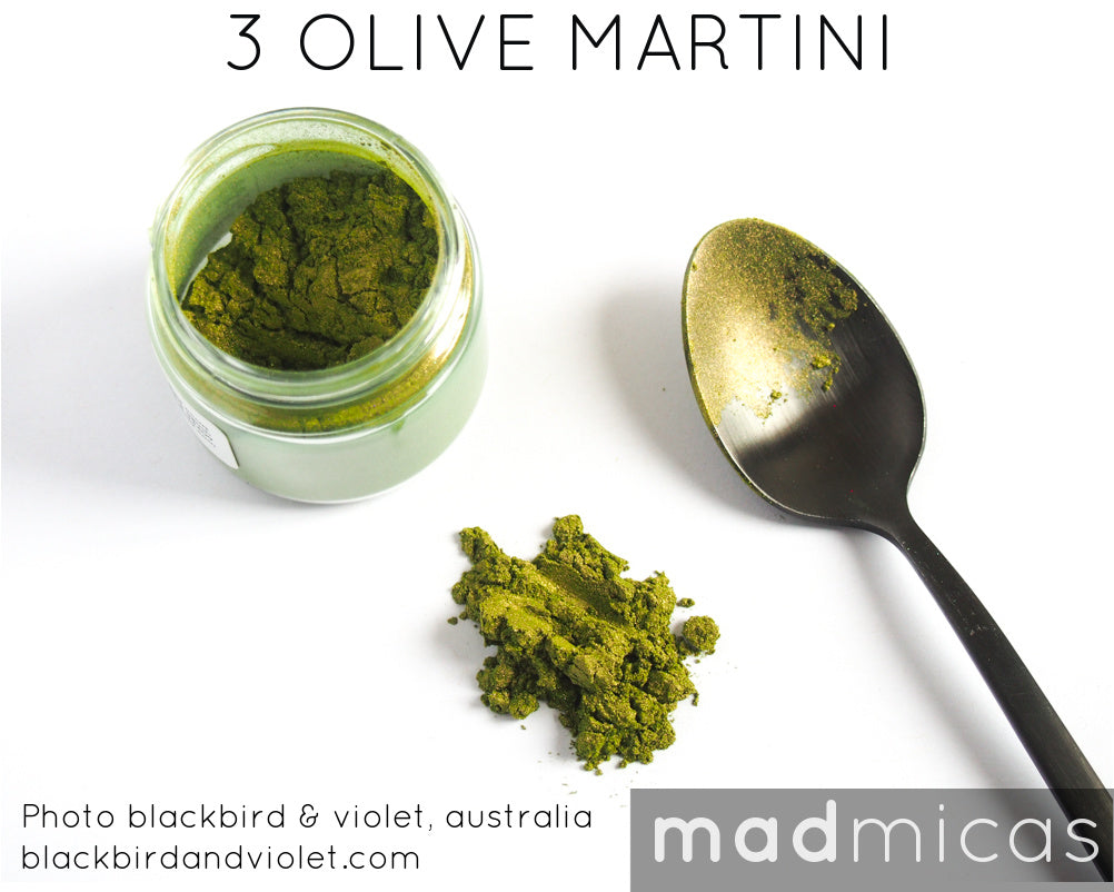 3 Olive Martini Mica green mica picture