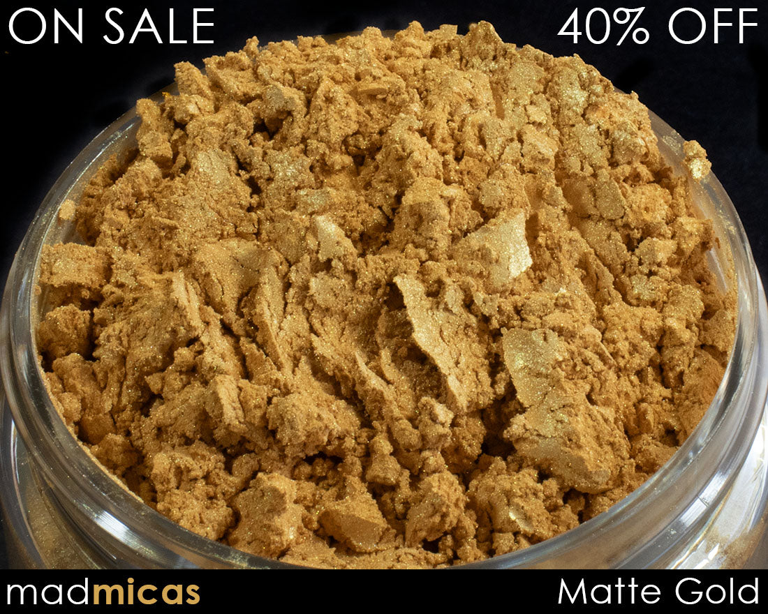 Matte Gold Mica 40% off
