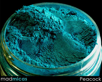 Peacock Premium Turquoise Mica