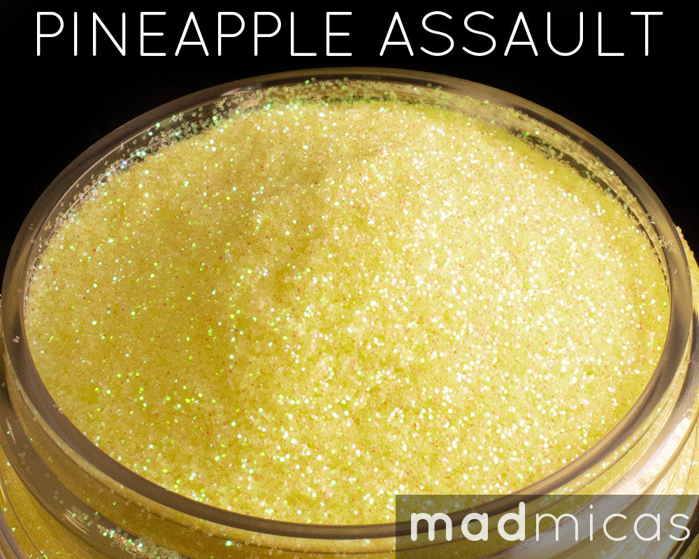 Pineapple Assault Premium Yellow Glitter