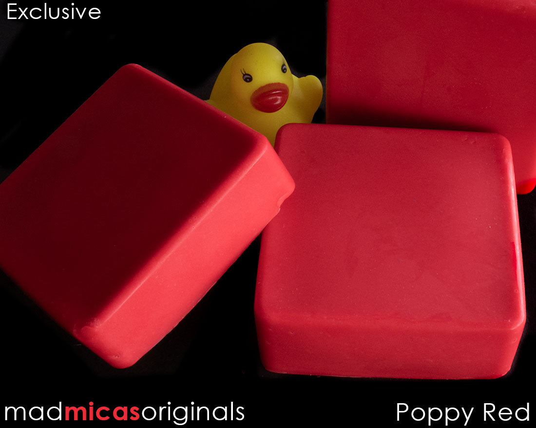 Poppy Red Blend in CP Soap