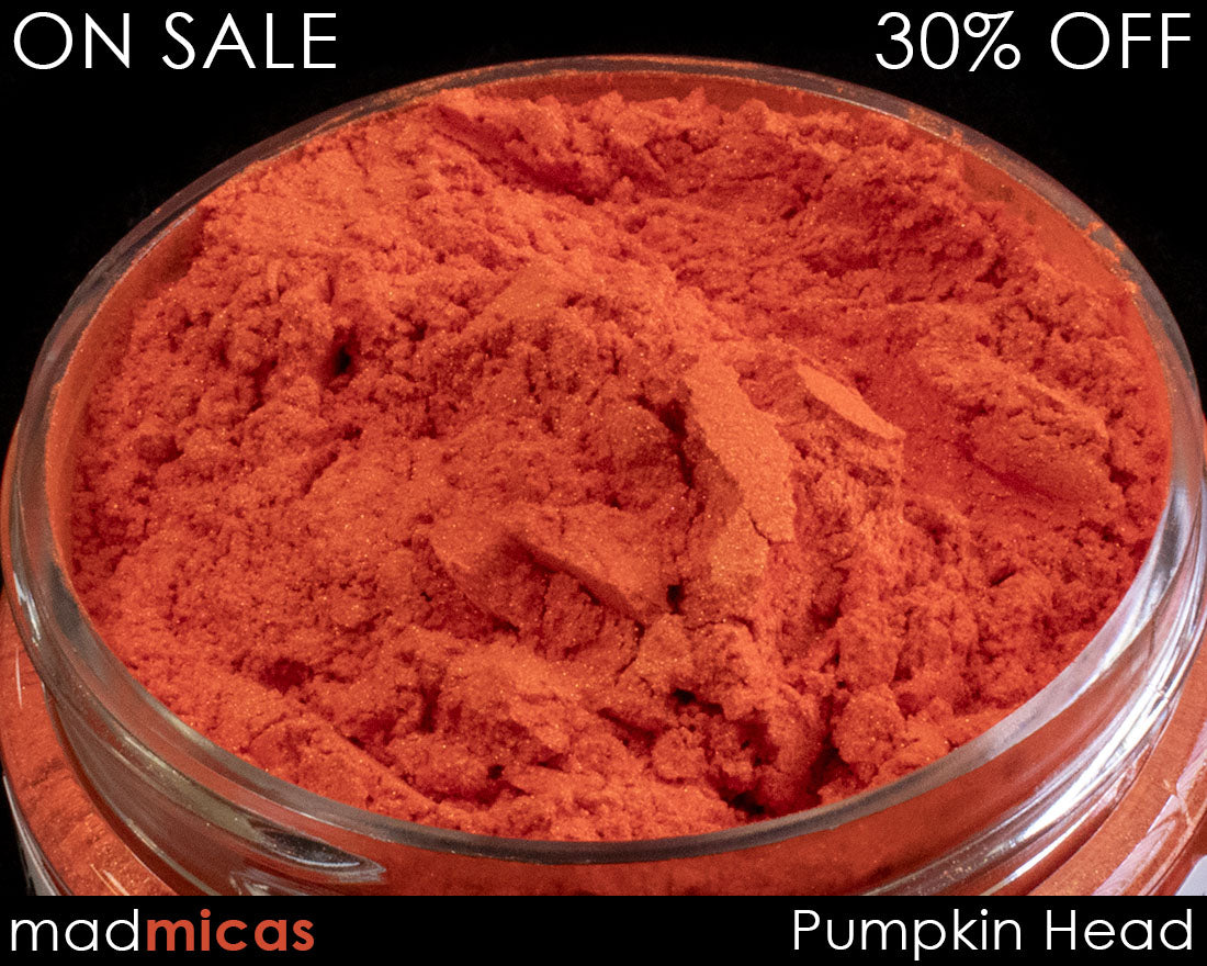 Pumpkin Head Orange Mica 30% off