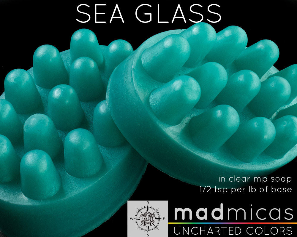 Sea Glass Premium Mica in Melt and Pour Soap