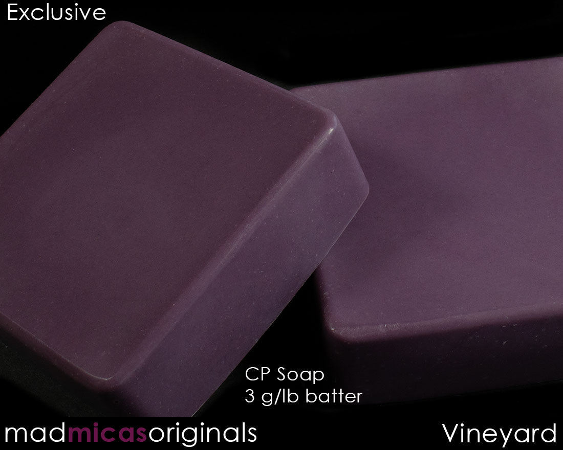 Vineyard Berry Wine Mica in CP Soap