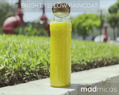 Bright Yellow Raincoat Mica Swirl Video