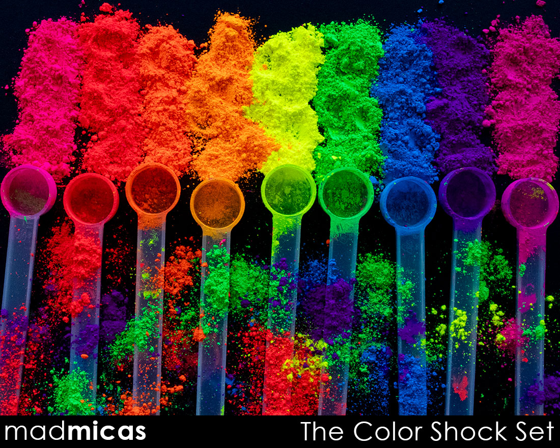 Color Shock Neon Pigment Set – Mad Micas
