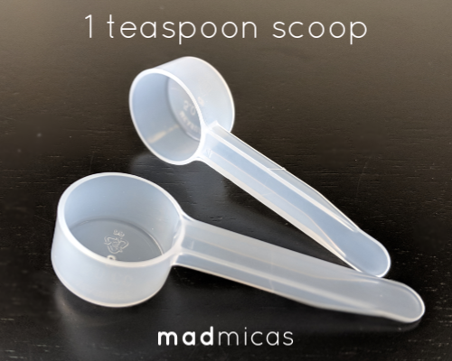 1 Teaspoon Measuring Scoops