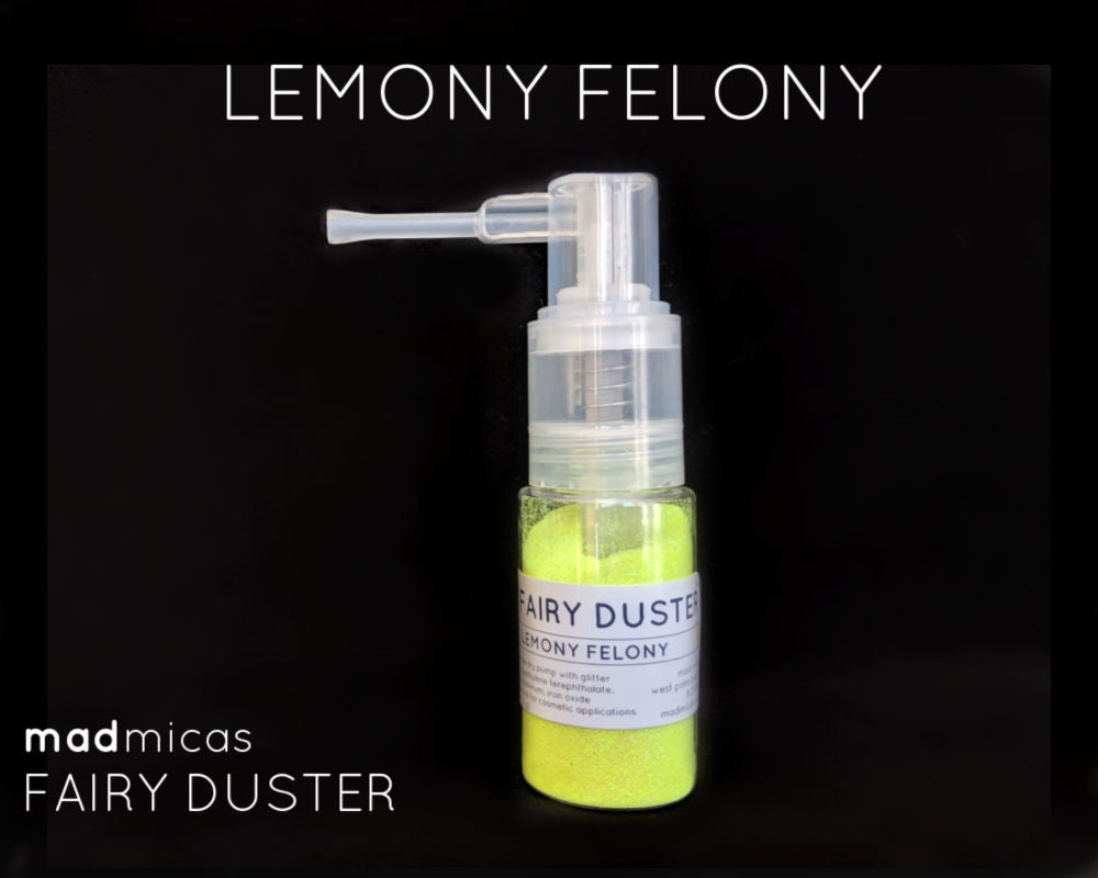 Lemony Felony Premium Yellow Mica Fairy Duster