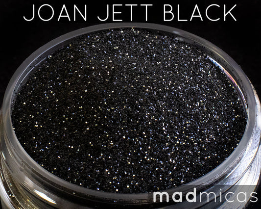 Joan Jett Premium Black Glitter
