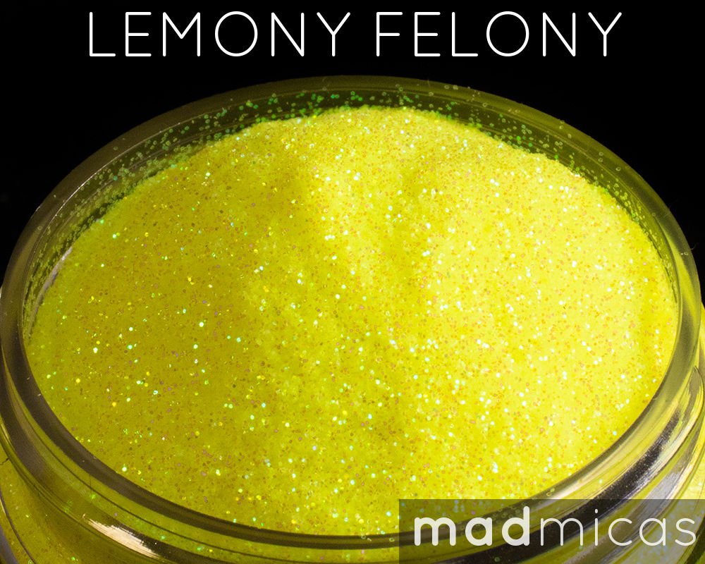 Lemony Felony Yellow Glitter