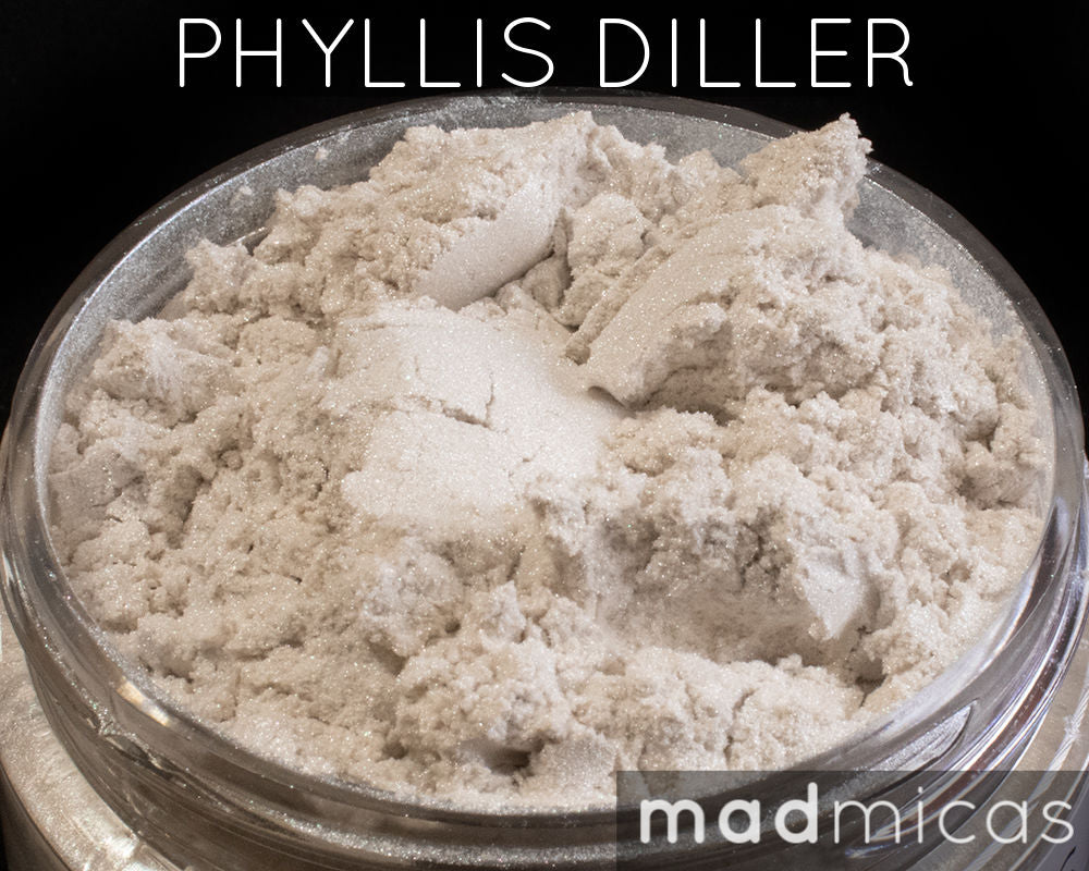 Phyllis Diller Premium White Mica