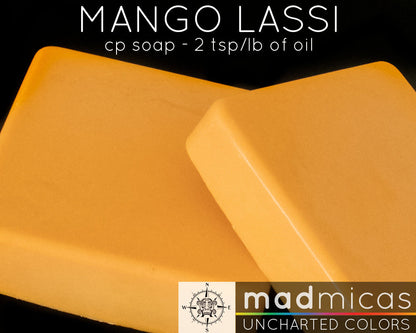 Mad Micas Mango Lassi Mica in CP Soap