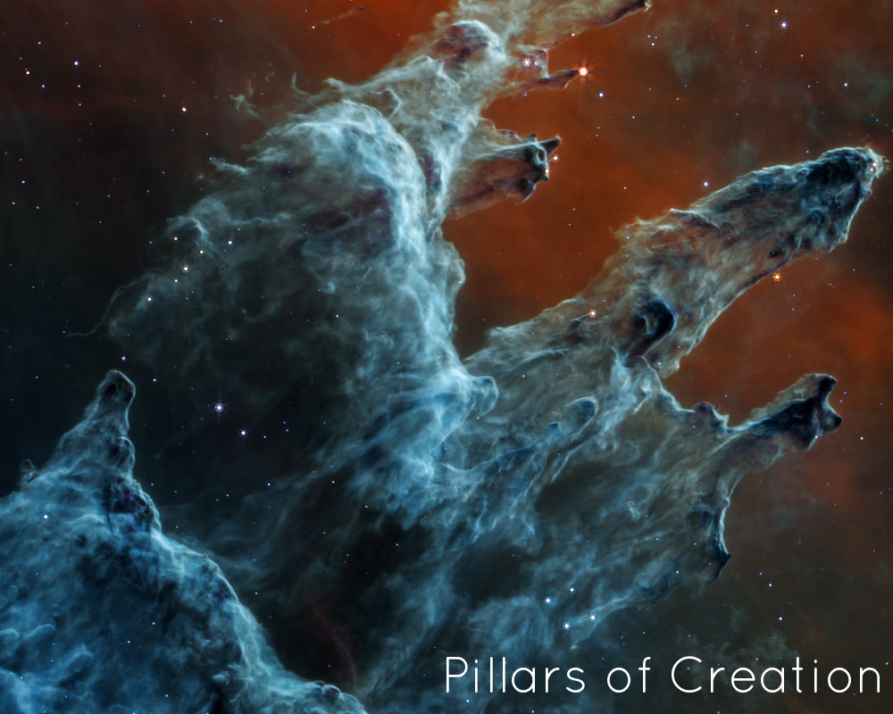 Pillars of Creation from Webb Telescope