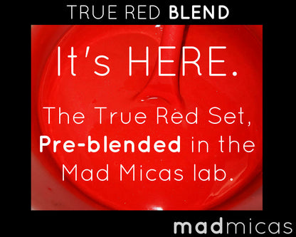True Red Set Blended in Lab